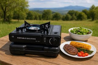 Estufa de Gas Portátil – Doble Uso