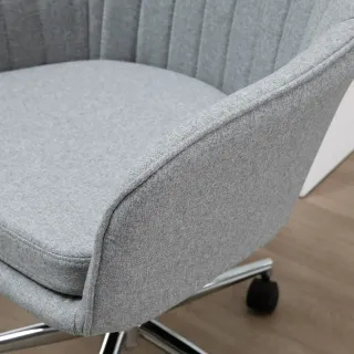 Silla de Oficina Ajustable Gris