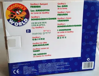 Juego de granja con animales y tractor