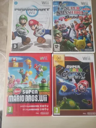 Pack 4 Mario Wii