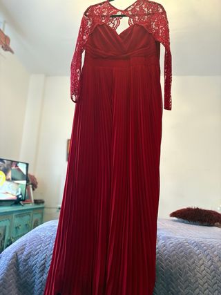 Vestido de fiesta largo rojo
