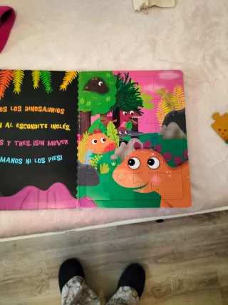 Puzzle cuento dinosaurios