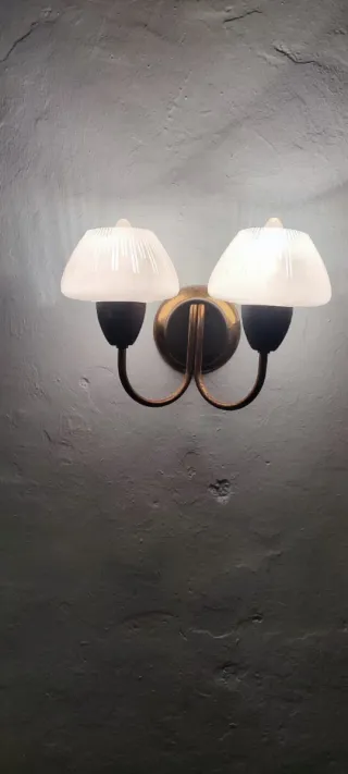 2 Uds de Apliques de pared Vintage.