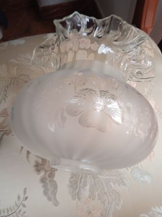 X2 TULIPAS BOMBOS LUJO CRISTAL DE CALIDAD FRANCÉS