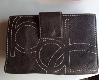 Monedero Billetero Purificación García Marrón