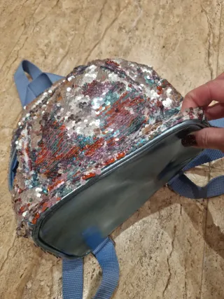 Mini mochila Top Model lentejuelas niña