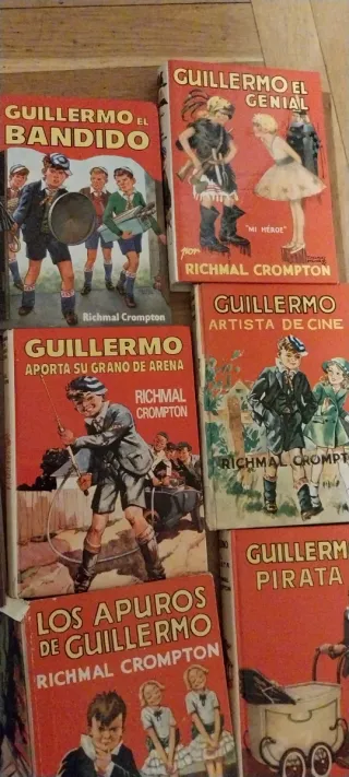Lote libros las aventuras de Guillermo