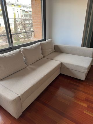 Sofá Cama Ikea Friheten Arcón Beige