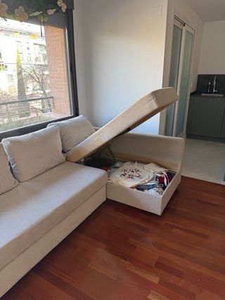 Sofá Cama Ikea Friheten Arcón Beige