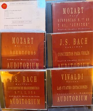 Lote CD di Musica Classica: Mozart, Bach, Vivaldi