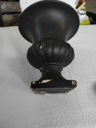 Copa ornamental grande de barro