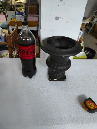 Copa ornamental grande de barro