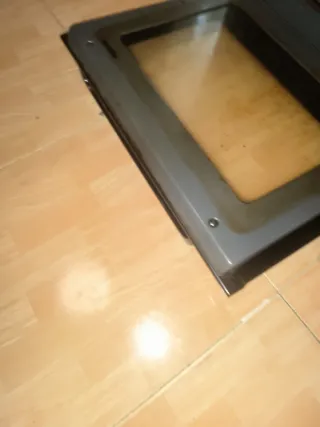 Horno de cocina plateado