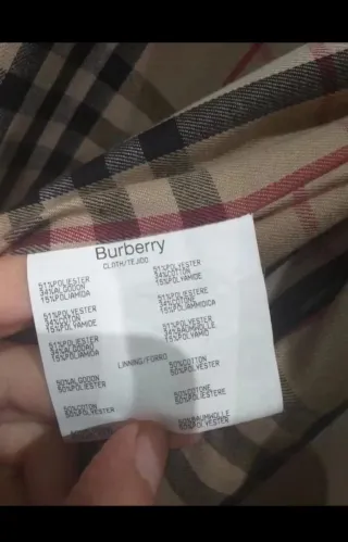 Gabardina Burberry Beige