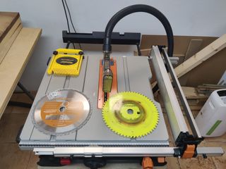 Sierra de mesa Evolution R255TBL+ Mejorada