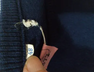 Maglia girocollo blu