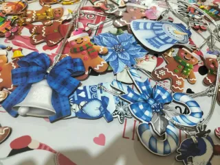 Adornos Navideños Madera Varios Diseños