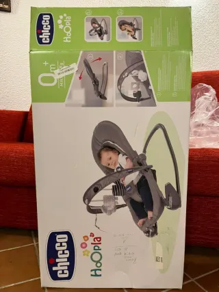 Hamaca balancín bebé Chicco gris