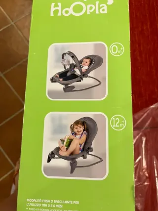 Hamaca balancín bebé Chicco gris