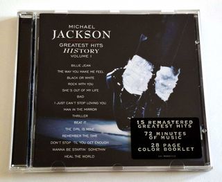 CD Michael Jackson - Greatest Hits History Vol. 1