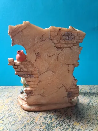 Figura Belén horno y mujer amasando