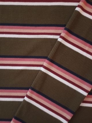 Camiseta Springfield canalé rayas M