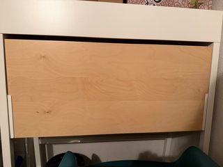 Escritorio plegable madera y metal