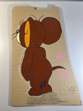 Cartón pintado Jerry Tom y Jerry medidas: 45x32