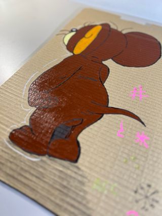 Cartón pintado Jerry Tom y Jerry medidas: 45x32