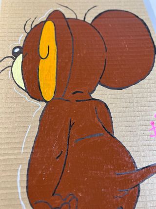 Cartón pintado Jerry Tom y Jerry medidas: 45x32