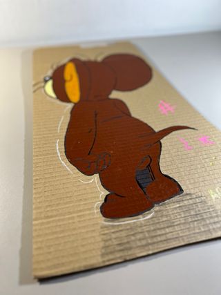 Cartón pintado Jerry Tom y Jerry medidas: 45x32