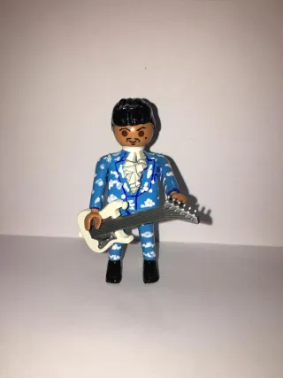 Playmobil Prince  custom cantante Prince guitarra