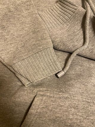 Sudadera oversize ZARA gris talla S