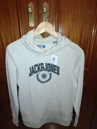 Sudadera Jack & Jones niño beige Talla 14