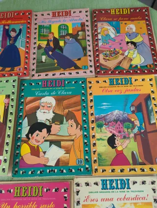 Lote  de 8 libros heide año 1976