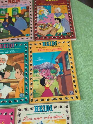 Lote  de 8 libros heide año 1976