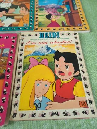 Lote  de 8 libros heide año 1976