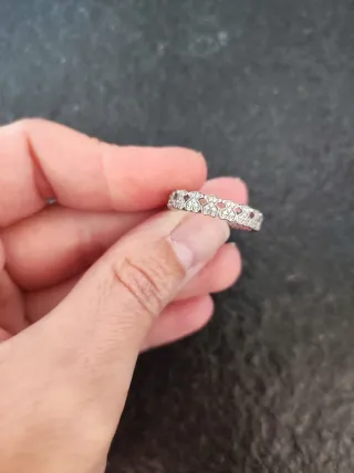 Anillo Tous Puppies oro blanco diamante T12 alianz