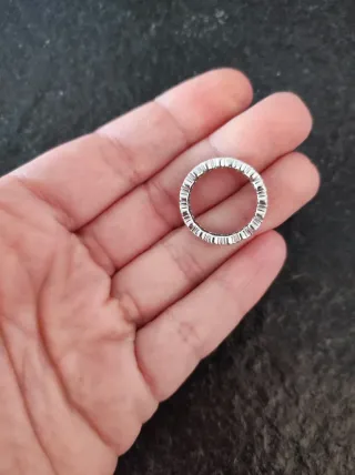 Anillo Tous Puppies oro blanco diamante T12 alianz