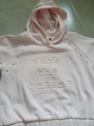 Sudadera rosa IKKS talla 10