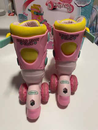 Patines Hello Kitty Niña 2en1 Talla 27-30