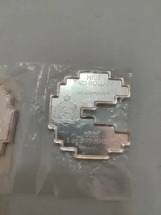 1 Onza Pac-Man 2021 Plata