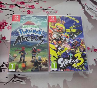 Pokémon Leyendas Arceus y Splatoon 3