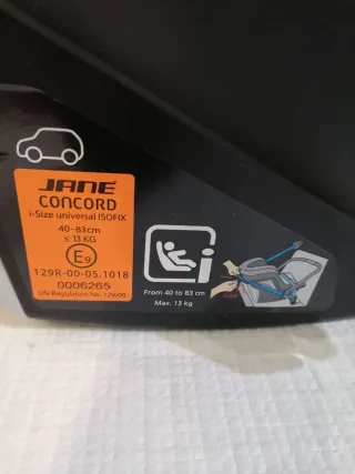 Silla coche Jane Koos Grupo 0+ Cuco Huevito