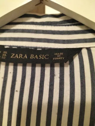 2 Camisas Rayas Azules Zara