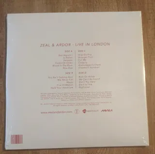 Zeal & Ardor Live In London 2 LP Vinilo Blanco