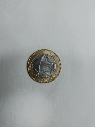 Moneta Repubblica Italiana lire 1000 del 1998