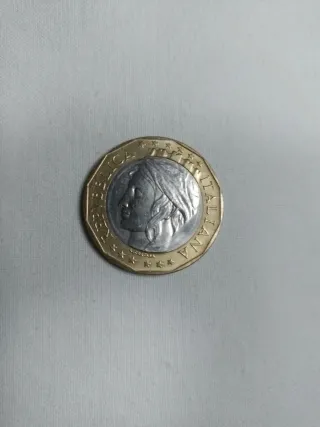 Moneta Repubblica Italiana lire 1000 del 1998