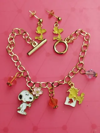 Conjuntos Snoopy Joyería