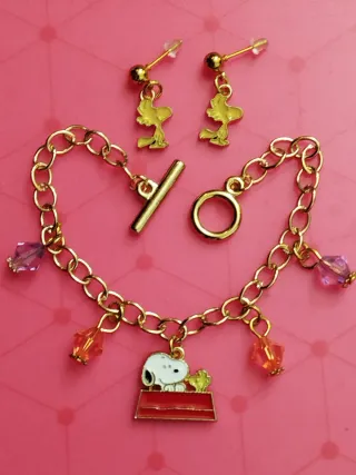 Conjuntos Snoopy Joyería